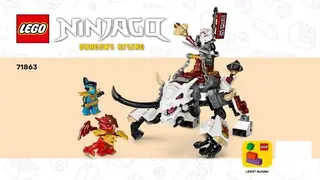 LEGO Ninjago 71863 Zilvar and Grimtak the Dragon Beast building instructions