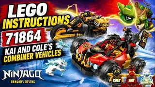 LEGO Ninjago 71864 Kai and Cole's Combiner Vehicles building instructions