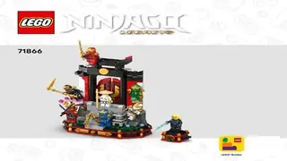 LEGO Ninjago 71866 Ninja Character Display building instructions