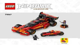 LEGO Ninjago 71867 X-1 Ninja Charger building instructions