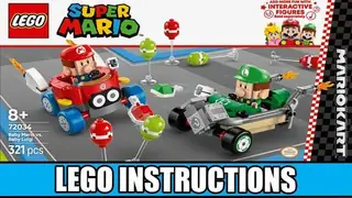 LEGO Super Mario 72034 Baby Mario vs. Baby Luigi building instructions