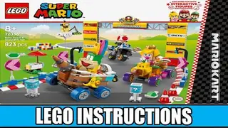 LEGO Super Mario 72036 Baby Peach & Grand Prix Set building instructions