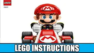 LEGO Super Mario 72037 Mario Kart - Mario & Standard Kart building instructions