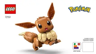 LEGO Pokémon 72151 Eevee building instructions