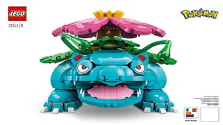 LEGO Pokémon 72153 Venusaur, Charizard and Blastoise building instructions