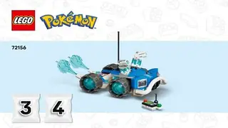 LEGO Pokémon 72156 Trainer's Buggy Adventure with Squirtle building instructions
