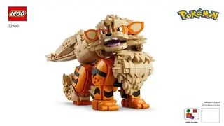 LEGO Pokémon 72160 Arcanine building instructions