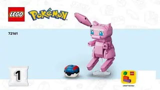 LEGO Pokémon 72161 Drone Search for Mythical Mew building instructions