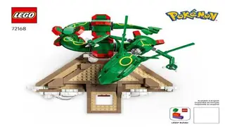 LEGO Pokémon 72168 Rayquaza building instructions