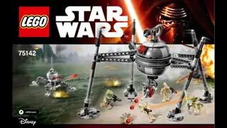 LEGO 75142 Star Wars - Homing Spider Droid - Episode III building instructions