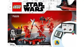 LEGO 75225 Star Wars - Elite Praetorian Guard Battle Pack - Episode VIII building instructions