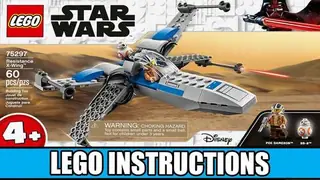 LEGO Star Wars 75297 Resistance X-wing Starfighter building instructions