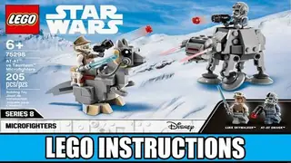 LEGO Star Wars 75298 AT-AT vs. Tauntaun Microfighters building instructions