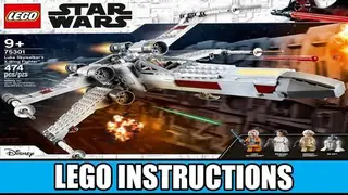 LEGO Star Wars 75301 Luke Skywalker's X-wing Fighter building instructions