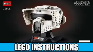 LEGO Star Wars 75305 Scout Trooper Helmet building instructions
