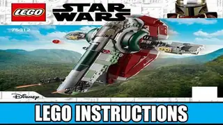 LEGO Star Wars 75312 Boba Fett's Starship building instructions