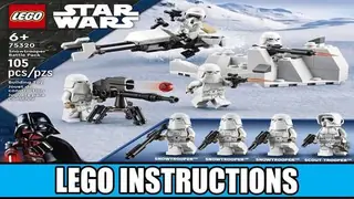LEGO Star Wars 75320 Snowtrooper Battle Pack building instructions
