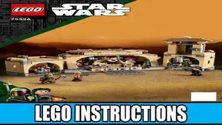 LEGO Star Wars 75326 Boba Fett's Throne Room building instructions