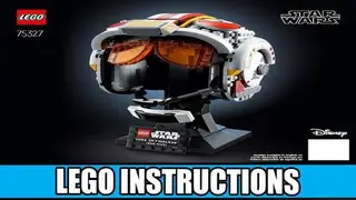 LEGO Star Wars 75327 Luke Skywalker (Red Five) Helmet building instructions