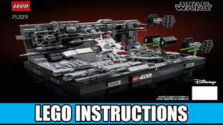 LEGO Star Wars 75329 Death Star Trench Run Diorama building instructions