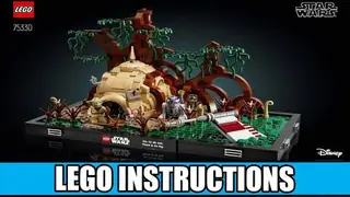 LEGO Star Wars 75330 Dagobah Jedi Training Diorama building instructions