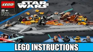 LEGO Star Wars 75334 Obi-Wan Kenobi vs. Darth Vader building instructions