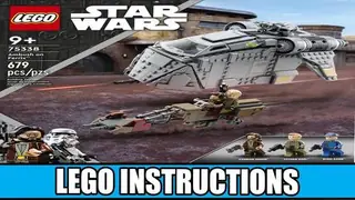 LEGO Star Wars 75338 Ambush on Ferrix building instructions