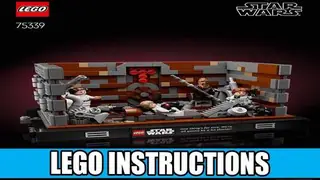 LEGO Star Wars 75339 Death Star Trash Compactor Diorama building instructions