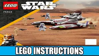 LEGO Star Wars 75342 Republic Fighter Tank building instructions