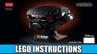 LEGO Star Wars 75343 Dark Trooper Helmet building instructions