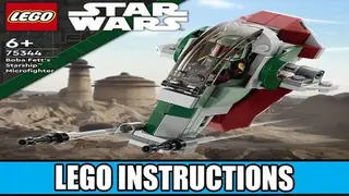 LEGO Star Wars 75344 Boba Fett's Starship Microfighter building instructions