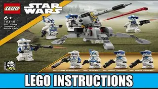 LEGO Star Wars 75345 501st Clone Troopers Battle Pack building instructions