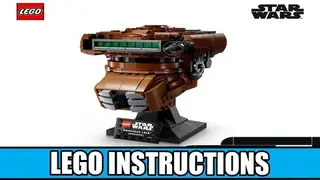 LEGO Star Wars 75351 Princess Leia (Boushh) Helmet building instructions
