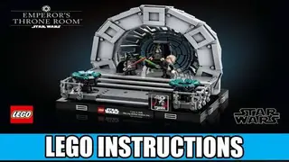 LEGO Star Wars 75352 Emperor's Throne Room Diorama building instructions