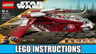 LEGO Star Wars 75354 Coruscant Guard Gunship building instructions