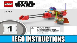 LEGO Star Wars 75358 Tenoo Jedi Temple building instructions