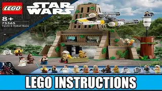 LEGO Star Wars 75365 Yavin 4 Rebel Base building instructions