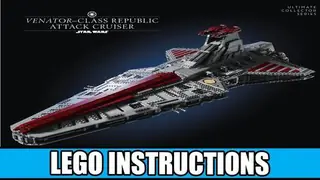 LEGO Star Wars 75367 Venator-class Republic Attack Cruiser building instructions