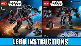 LEGO Star Wars 75368 Darth Vader Mech building instructions