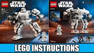 LEGO Star Wars 75370 Stormtrooper Mech building instructions