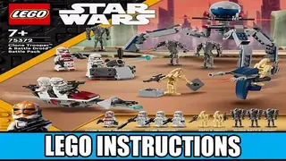 LEGO Star Wars 75372 Clone Trooper & Battle Droid Battle Pack building instructions