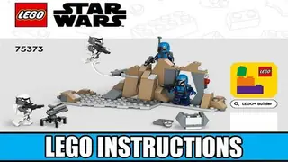 LEGO Star Wars 75373 Ambush on Mandalore Battle Pack building instructions