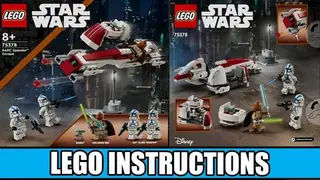 LEGO Star Wars 75378 BARC Speeder Escape building instructions