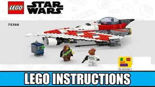 LEGO Star Wars 75388 Jedi Bob's Starfighter building instructions
