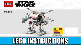 LEGO Star Wars 75390 Luke Skywalker X-wing Mech building instructions