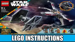 LEGO Star Wars 75393 TIE Fighter & X-wing Mash-up building instructions