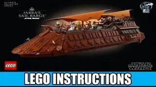 LEGO Star Wars 75397 Jabba's Sail Barge building instructions