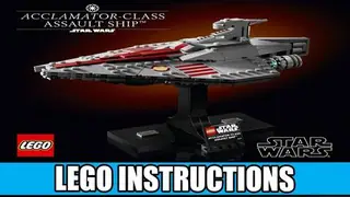 LEGO Star Wars 75404 Acclamator-class Assault Ship building instructions
