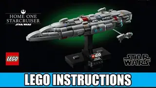 LEGO Star Wars 75405 Home One Starcruiser building instructions