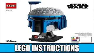 LEGO Star Wars 75408 Jango Fett Helmet building instructions